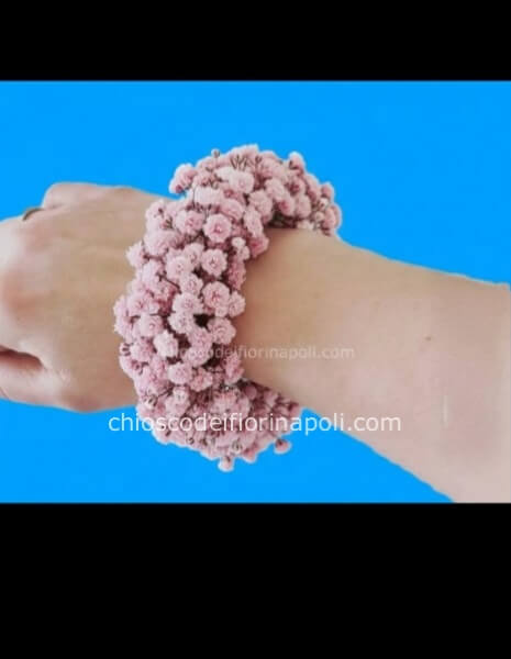 Bracciale di nebbiolina vari colori 